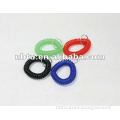Plastic Spiral Wrist Coil Spring coiled Key Chain Holder